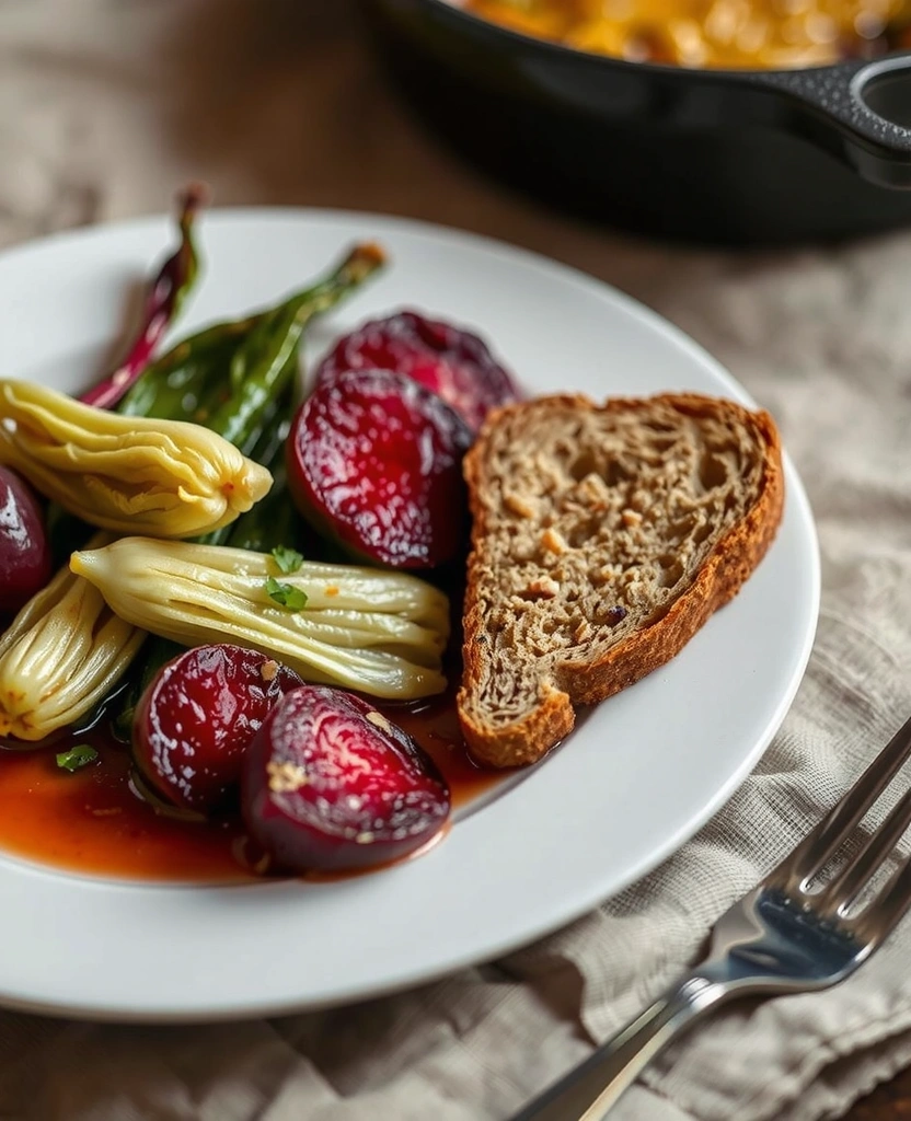 Composition d'assiette locale et saine